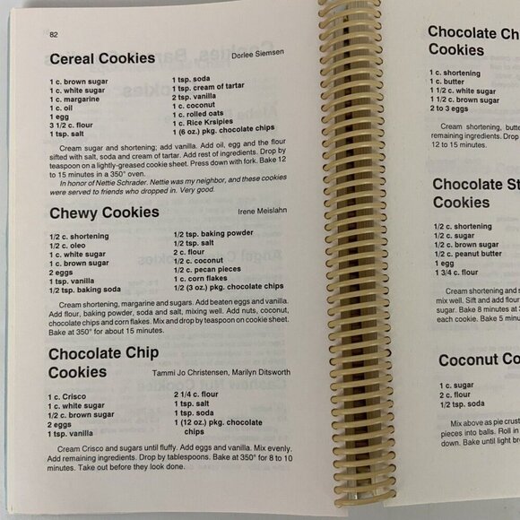 Ross Calvary United Methodist Church Centennial Cookbook 1894-1994 Spiral Bound - Picture 11 of 16